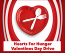 Hearts for Hunger Valentines Day Drive