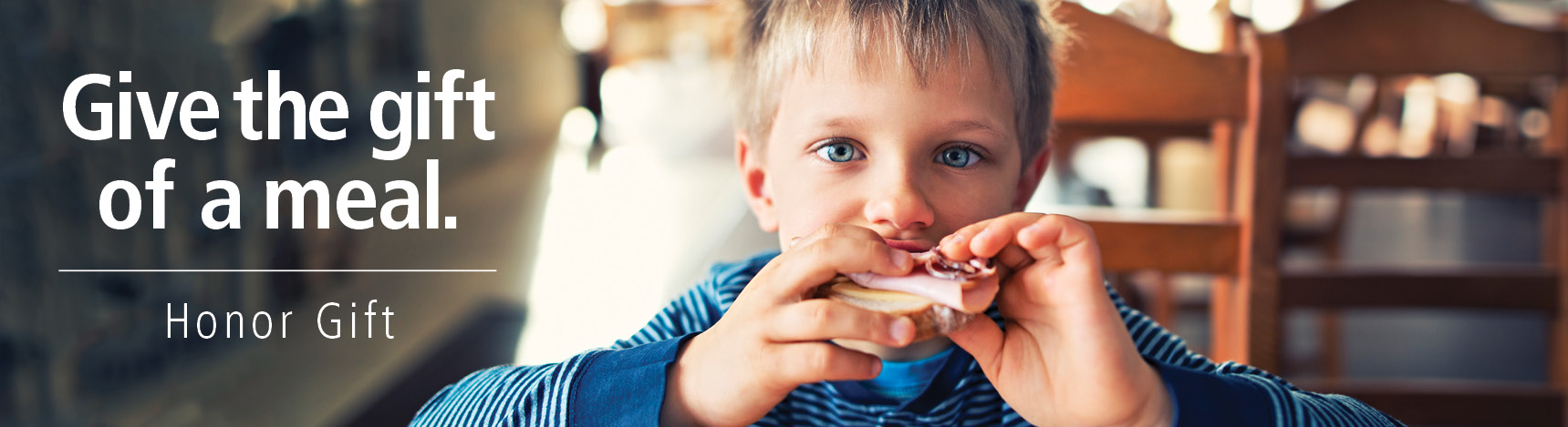 Holiday Meals Drive Honor Gift