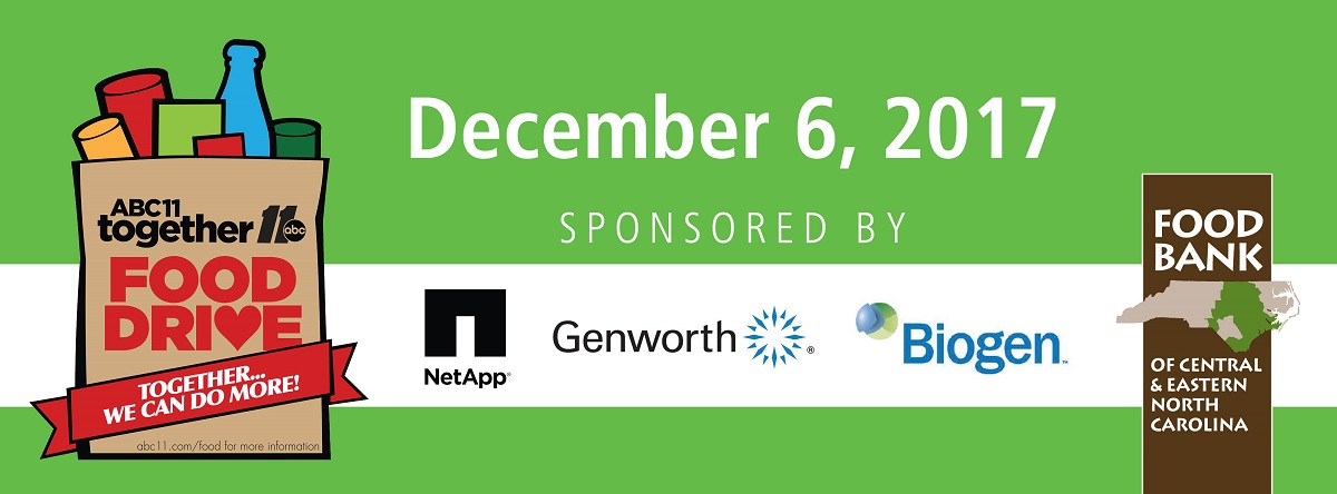 ABC11 Together Food Drive header